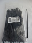 Kabelbinder  200 x 3,6 mm schwarz UV beständig - 100 Stück